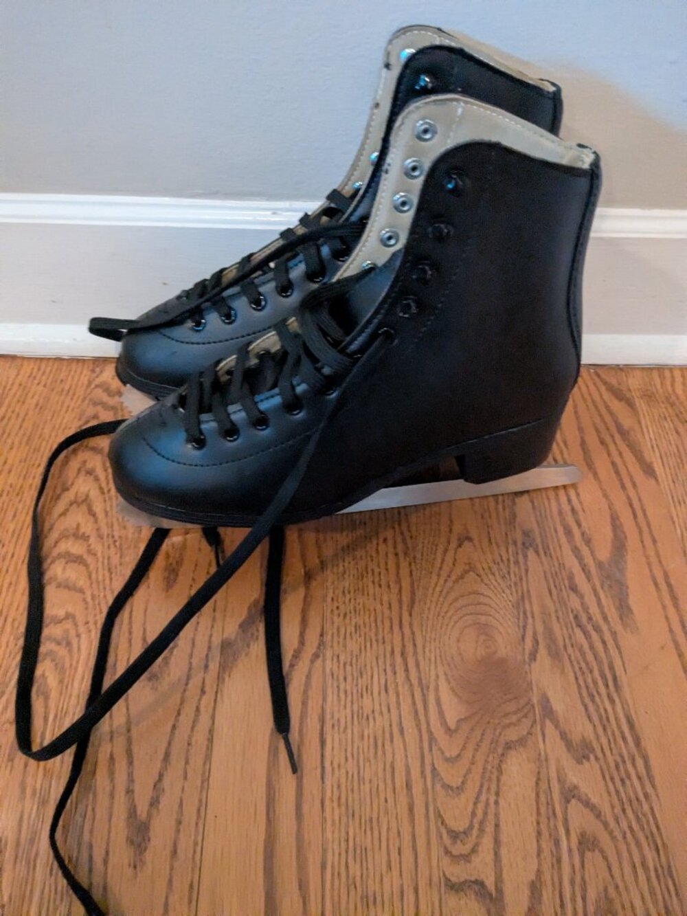 Boys American Black Ice Skates